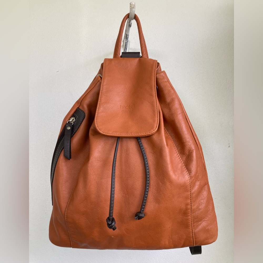 I Ponti Italian leather backpack